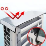 Aluminum Foil AC Outer Cover for outdoor air conditioner protection