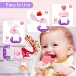 Fruit Silicone Pacifier Bites – Baby Fruit Feeder & Teether