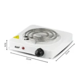 RAF single burner electric stove with 1000W power – portable hot plate