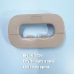 Child safety home refrigerator lock with baby anti-pinch protection