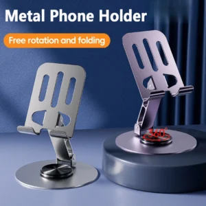 Metal Phone Stand Desktop Holder Adjustable for Desk