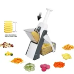 Manual vegetable slicer adjustable food chopper for kitchen use
