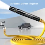 "High-pressure water spray gun nozzle for car washing and garden cleaning – adjustable jet and mist modes"