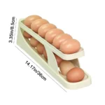 Sliding Egg Organizer Egg Storage Rack with Slide Design