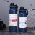1000ML Outdoor Thermos Water Bottle Stainless Steel Insulated - Image 6
