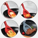 2 in 1 Grip and Flip Spatula Tongs Silicone Egg Flipper Tool Fish French Toast Tongs Non-Stick Cooking - Image 6