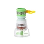 360 degree fan faucet water saving filter with adjustable spray modes