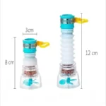 360 degree fan faucet water saving filter with adjustable spray modes