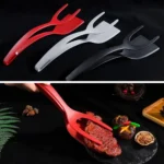 2 in 1 Grip and Flip Spatula Tongs Silicone Egg Flipper Tool Fish French Toast Tongs Non-Stick Cooking - Image 5