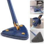 Triangle Mop with 360° Rotatable Head and Extendable Adjustable Handle