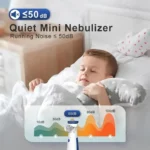 “W302 Portable Nebulizer Silent Sprayer – Compact Ultrasonic Inhaler for Breathing Relief”