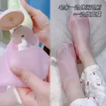 Silicone moisturizing socks for women – soft gel spa socks for dry feet