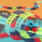 "Kid Changeable Track Race Car 138pcs toy set"