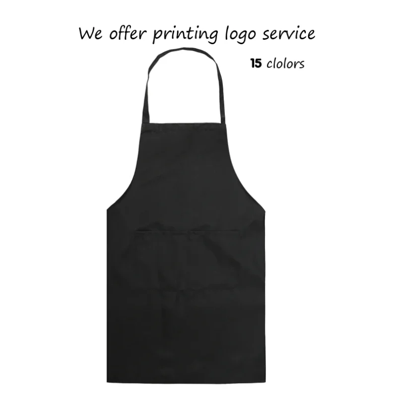 Kitchen cooking apron for chefs and waitresses with custom logo print