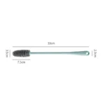 Silicon bottle cleaning brush with long handle for cups, bottles, and glasses