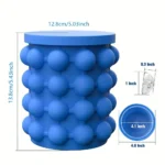 2-in-1 Silicone Ice Bucket Mold