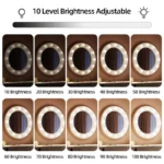 10 Vanity Bulb Makeup Mirror Light – Dimmable LED Wall Lamp for Dressing Table & Bathroom