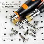 10 in 1 Multi-angle Screwdriver – Adjustable Ratchet Tool with Bit Storage
