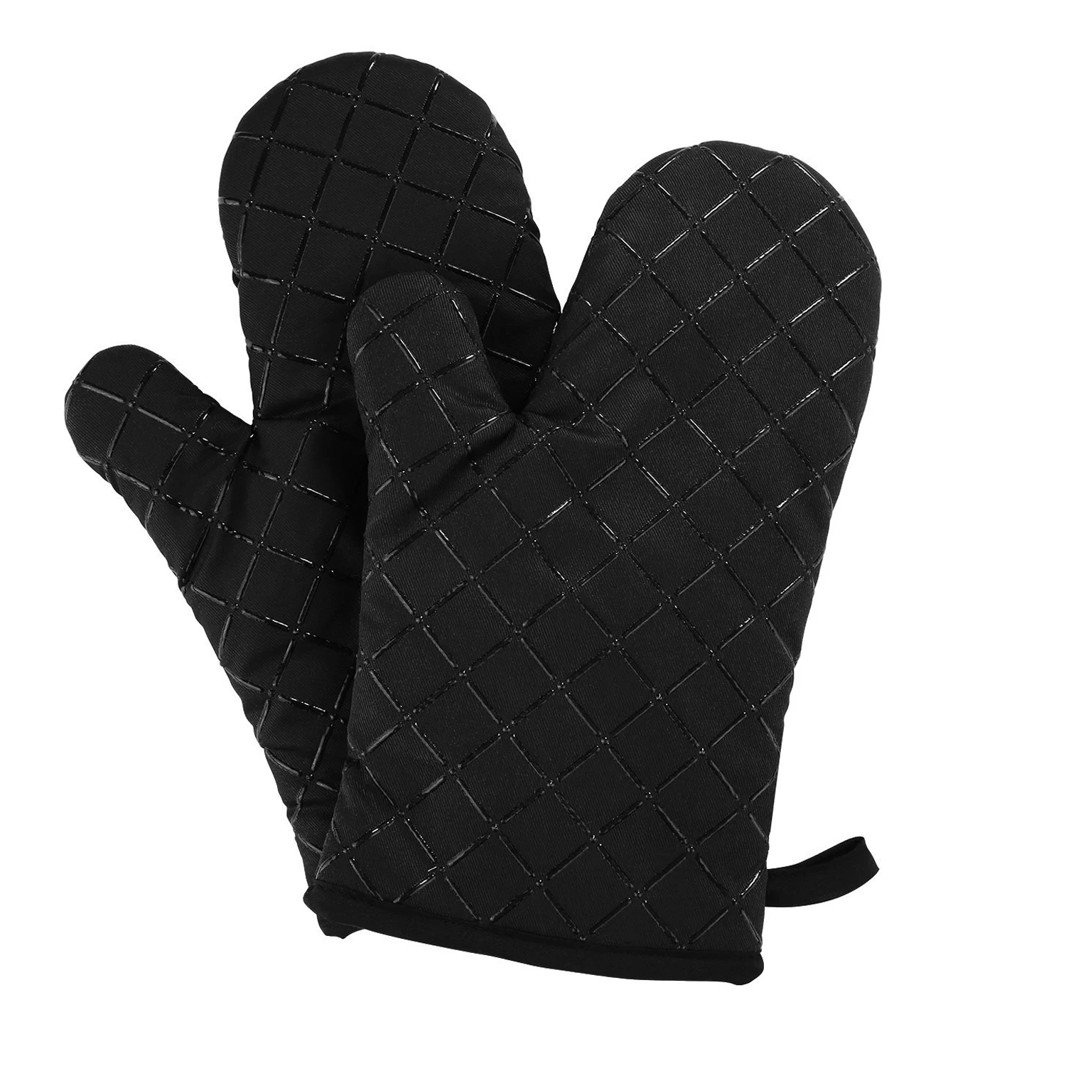 1 Pair Oven Gloves – Heat Resistant Non-Slip Kitchen Mitts for Cooking and Baking