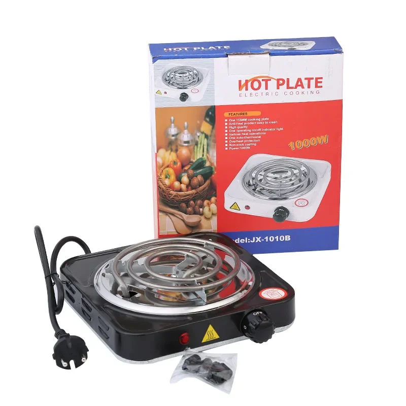 Hot Plate Electric Stove 1000W Portable Single Burner for Cooking