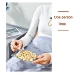 8Pcs Bear Plates Set Anti-Drop Small Plates for Snacks