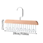1PC Wood Hanger Multi-Functional Wooden Storage Rack