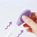 Double Head Silicone Facial Mask Brush for applying mud masks and skincare creams