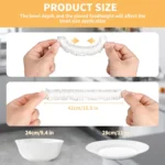 100pcs Bowl Covers Reusable Plastic Stretch Food Wrap
