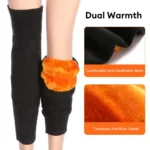 Winter Warm Knee Warmer Pair – Thermal Knee Braces & Leg Sleeves for Arthritis and Outdoor Sports