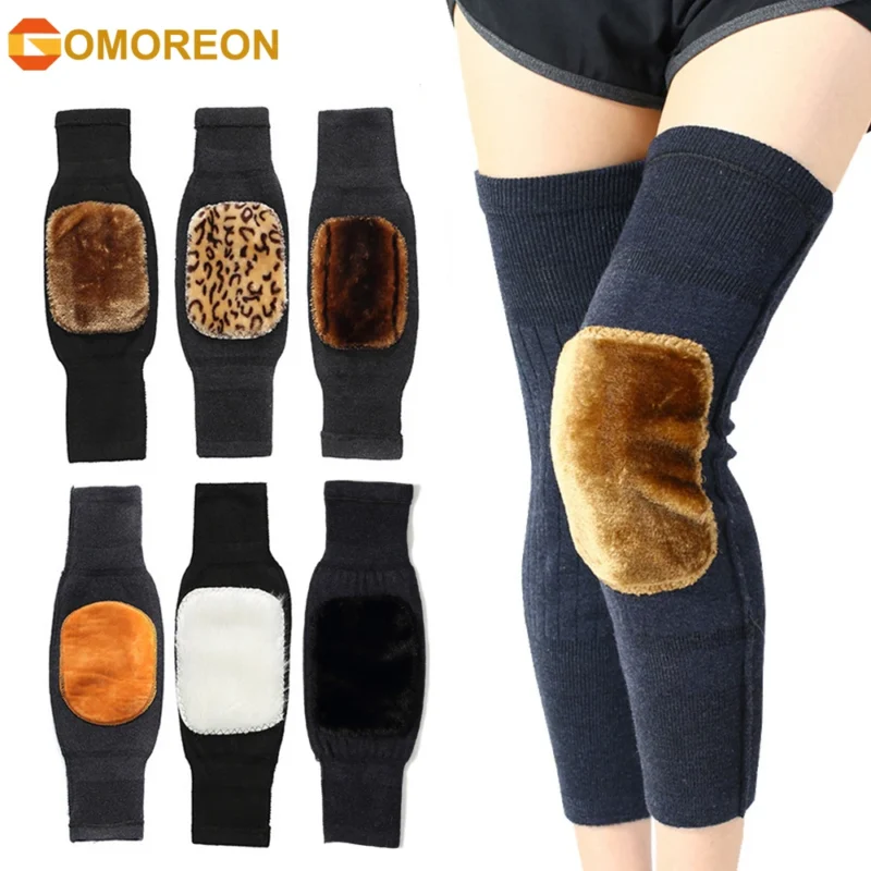 Winter Warm Knee Warmer Pair – Thermal Knee Braces & Leg Sleeves for Arthritis and Outdoor Sports