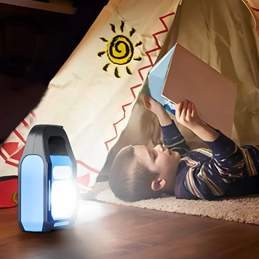 3 Color Work Light Waterproof LED Camping Lantern 3 Color Work Light Waterproof LED Camping Lantern USB Rechargeable