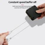 Automatic Door Closer Adjustable Pull Cord with Bracket