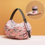Foldable Storage Bag with Handle Large Capacity Travel Handbag
