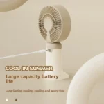 Small Fan Chargeable – Portable Mini Electric Fan with 3 Speeds