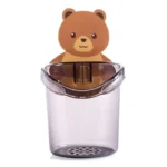 Wall Mounted Bear Holder for bathroom toothbrush and cosmetics storage