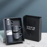 Stainless Steel Flask Gift Set with Thermos and Cups