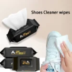 80 Pcs Shoe Wipes – Portable Sneakers Cleaner Disposable Cloth for White Shoes