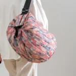 Foldable Storage Bag with Handle Large Capacity Travel Handbag