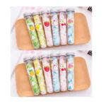 24pcs Tube Paper Soap with Metal Cap in Random Colors