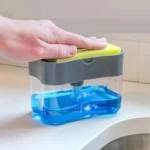 Dish Soap Dispenser with Sponge Holder for Kitchen
