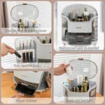 Makeup Vanity Storage 10 Drawer – Large Cosmetics Organizer Box