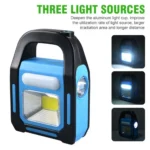 3 Color Work Light Waterproof LED Camping Lantern USB Rechargeable