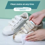 80 Pcs Shoe Wipes – Portable Sneakers Cleaner Disposable Cloth for White Shoes