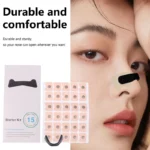 Nasal Strips Kit with 4 sizes to improve breathing, boost oxygen, and reduce snoring for comfortable sleep