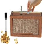 "Umrah Saving Box handmade piggy bank with money goal counter for children and adults"