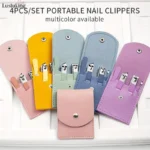 4 Pcs Nail Clipper Manicure Set – Stainless Steel Nail Cutter & Pedicure Tools - Image 3