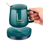 Ceramic Cup Gift Box with Spoon – 55° Thermostat Cup and Storage Bag Set