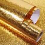 Gold Foil Sheet 200x60cm Waterproof Kitchen Cabinet Sticker