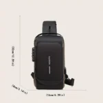 Anti-theft Cross Body Bag Durable Oxford Fabric