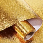 Gold Foil Sheet 200x60cm Waterproof Kitchen Cabinet Sticker